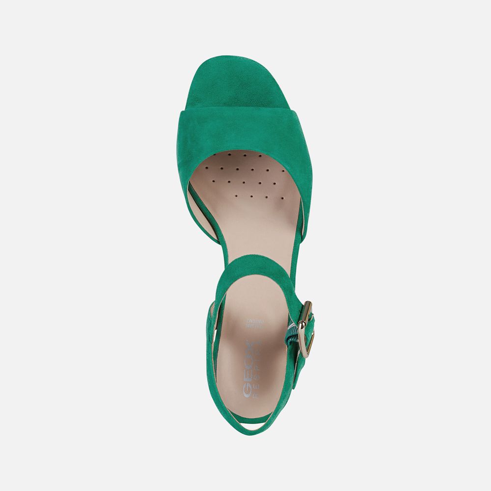 Sandales Geox Ortensia - Vert - Femme 140356-PFX